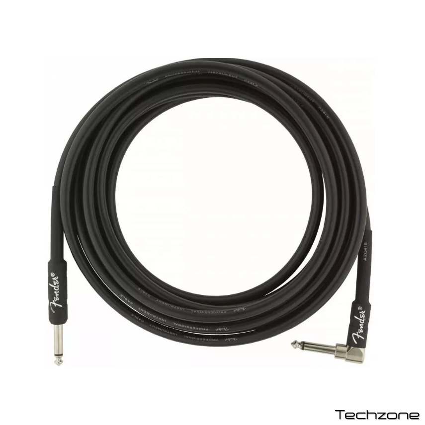 FENDER CABLE PROFESSIONAL SERIES 18.6' ANGLED BLACK