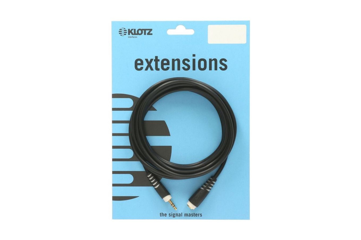 KLOTZ AS-EX1 EXTENSION CABLE BLACK 3 M