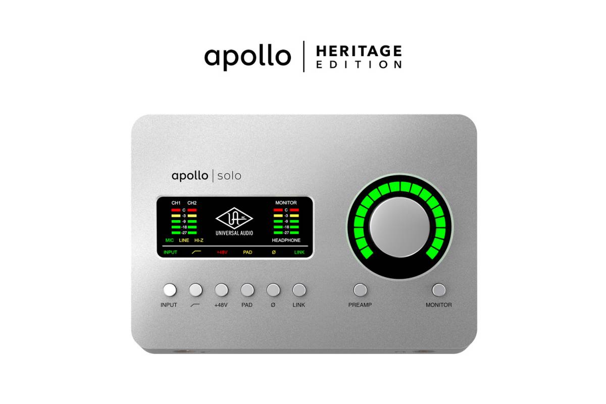UNIVERSAL AUDIO Apollo Solo USB Heritage Edition (Desktop/Win) 