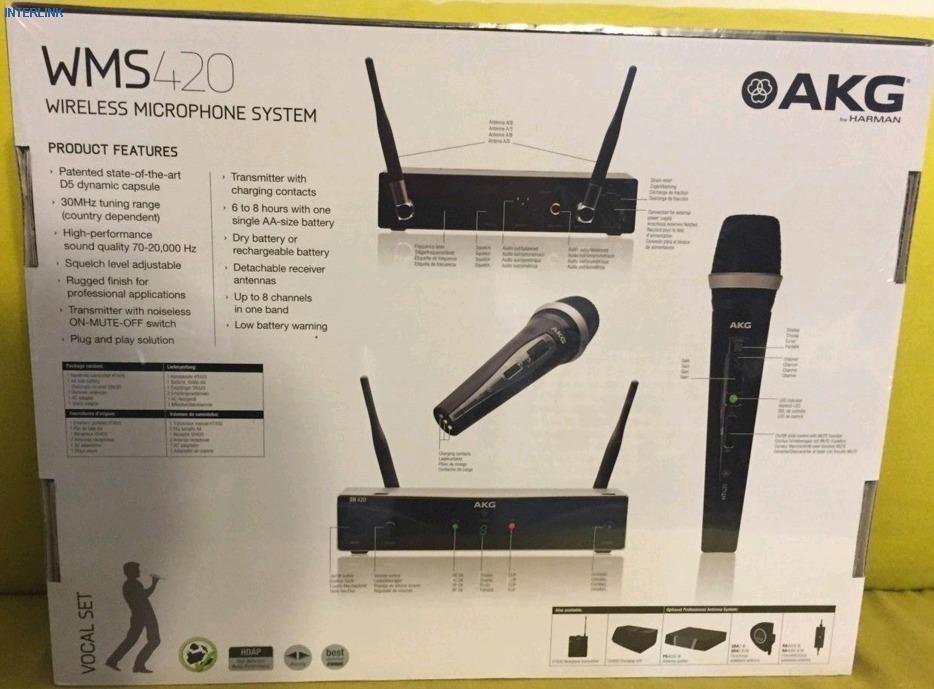 AKG WMS420 VOCAL SET Band U2 ��������� ���������� �������� �������. ��������� �������  70 - 20000 ��