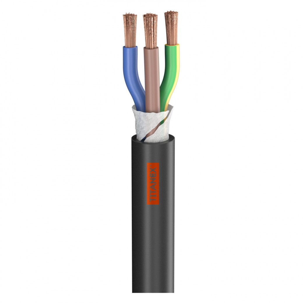 KLOTZ TITANEX 3G2.5 POWER CABLE H07RN-F BLACK ������ ����������. ������:3 � 2.5 ��?