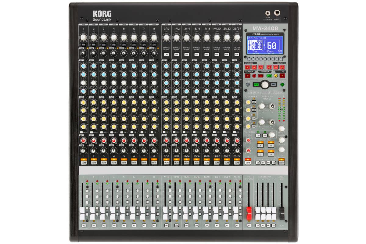 KORG MW-2408 ̳���� ��������. USB ���������, 16 ���������� �����, 8 �������