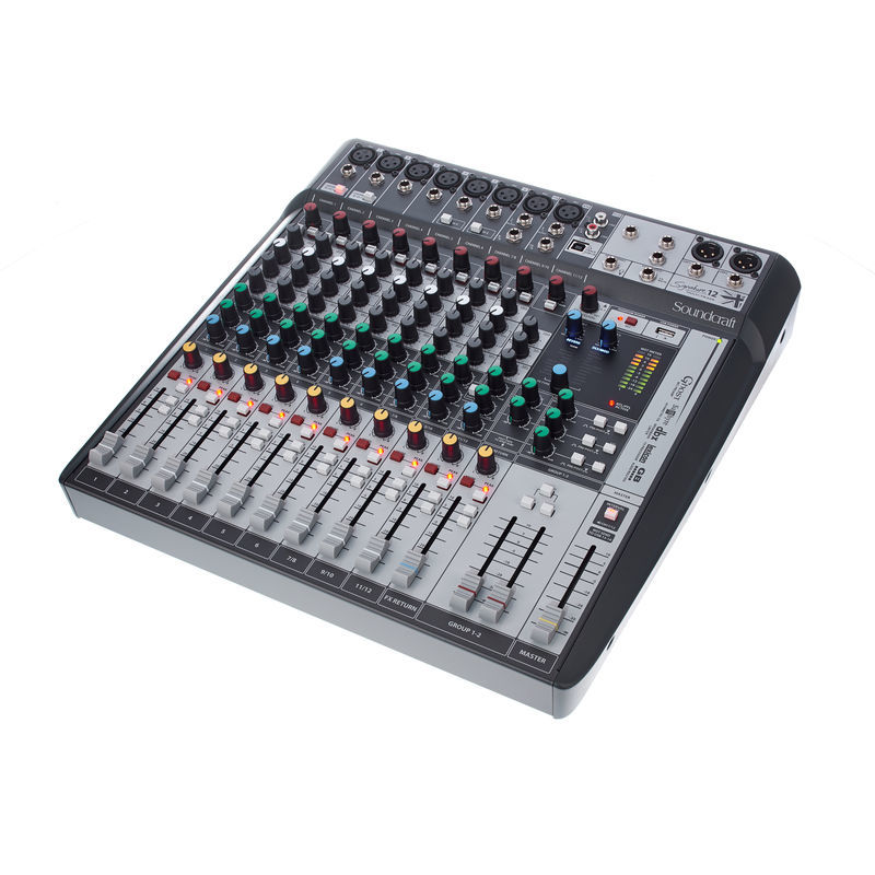 SOUNDCRAFT Signature 12 12-��������� ���������� �����. USB ���������, 8 ���������� �����, 4 �������