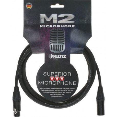 KLOTZ M2 SUPERIOR MICROPHONE CABLE 5 M  ������ ����������. �������: 5 �