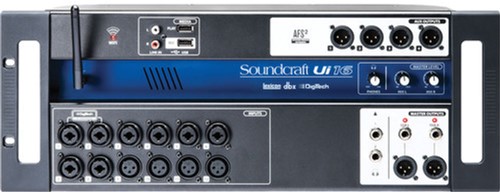 SOUNDCRAFT Ui-16 ̳������� �����. USB ���������, 12 ���������� �����, 4 �������