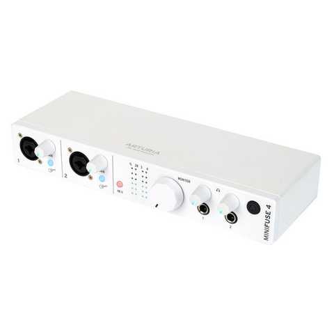 ������������ Arturia MiniFuse 4 (White) 4 ����� XLR, USB ���������