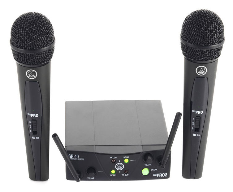 AKG WMS40 Mini2 Vocal Set BD US25A/C ���� � ���� ����������� ���������. ��������� �������  40 - 20000 ��