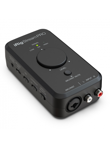 IK MULTIMEDIA IRIG STREAM PRO ������������.  1 ����������� ���� 1/4� ���� / XLR, USB ���������