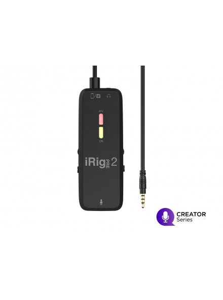 IK MULTIMEDIA IRIG PRE 2 ������������. ����� 2 XLR, USB ���������