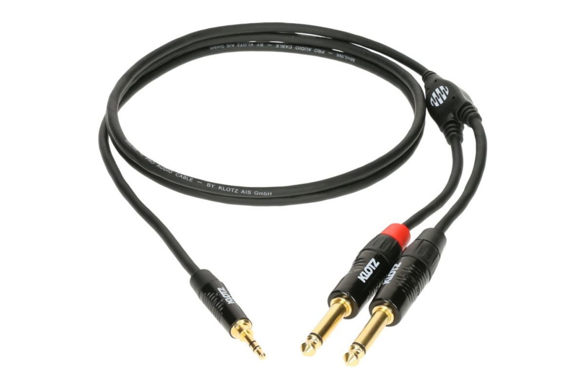 KLOTZ KY5-300 MINILINK PRO Y-CABLE BLACK 3 M ������������ ������. ���`���: miniJack - 2 Jack