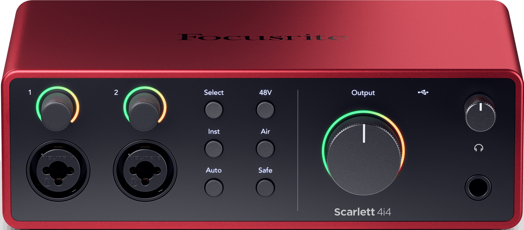FOCUSRITE Scarlett 4i4 4th Gen ������������. 4 ������� ����� MIDI, USB