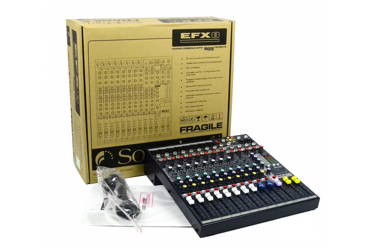 SOUNDCRAFT EFX8 ̳������� �����. USB ���������, 8 ���������� �����