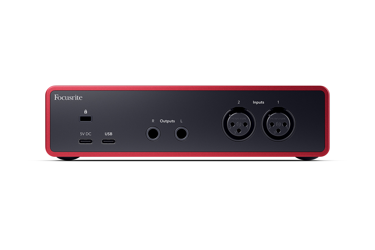 FOCUSRITE Scarlett 2i2 4th Gen ������������. �������� �����: 2 x XLR, 2 x 1/4"