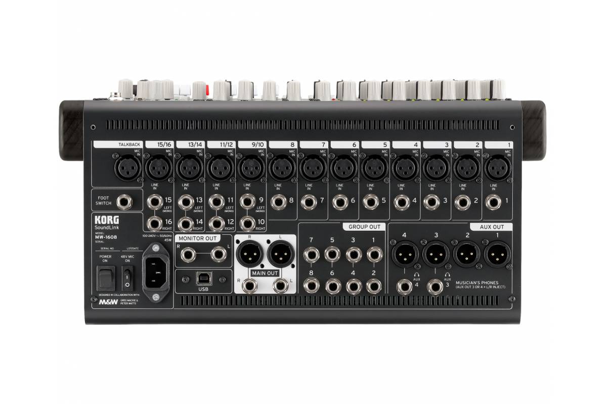 KORG MW-2408 ̳���� ��������. USB ���������, 16 ���������� �����, 8 �������