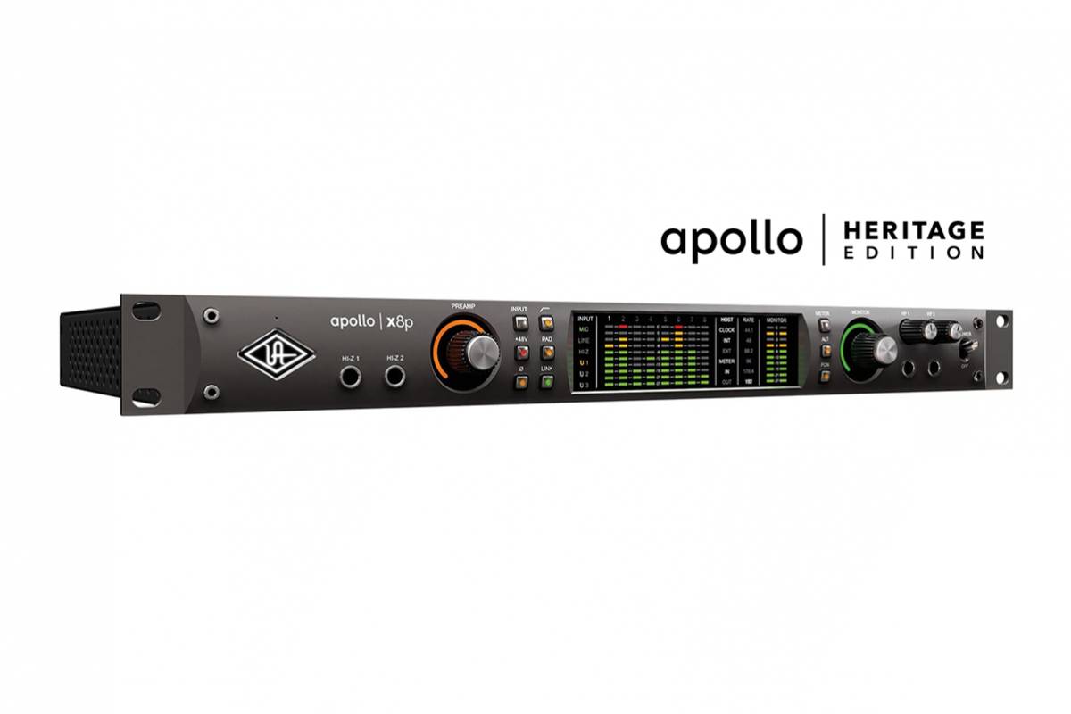UNIVERSAL AUDIO Apollo x8p Heritage Edition (Rack/Mac/Win/TB3) ������������ 4 ����������/������� �����, Thunderbolt 3 ����
