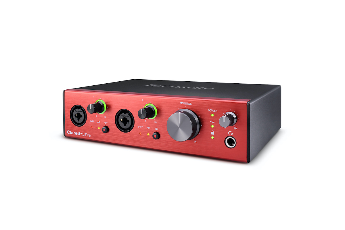 FOCUSRITE Clarett+ 2Pre ������������. 10 line �����, USB