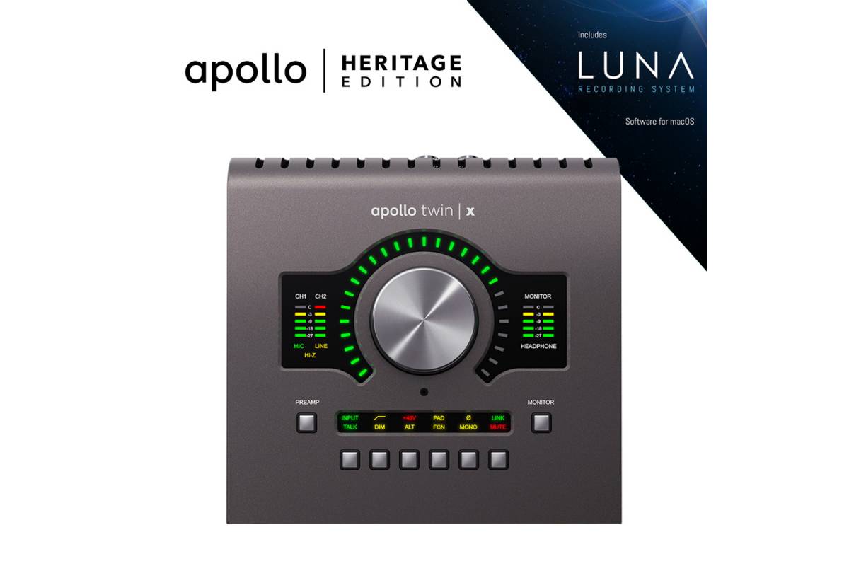 UNIVERSAL AUDIO Apollo x8p Heritage Edition (Rack/Mac/Win/TB3) ������������ 4 ����������/������� �����, Thunderbolt 3 ����