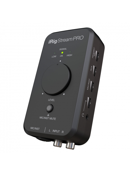 IK MULTIMEDIA IRIG STREAM PRO ������������.  1 ����������� ���� 1/4� ���� / XLR, USB ���������