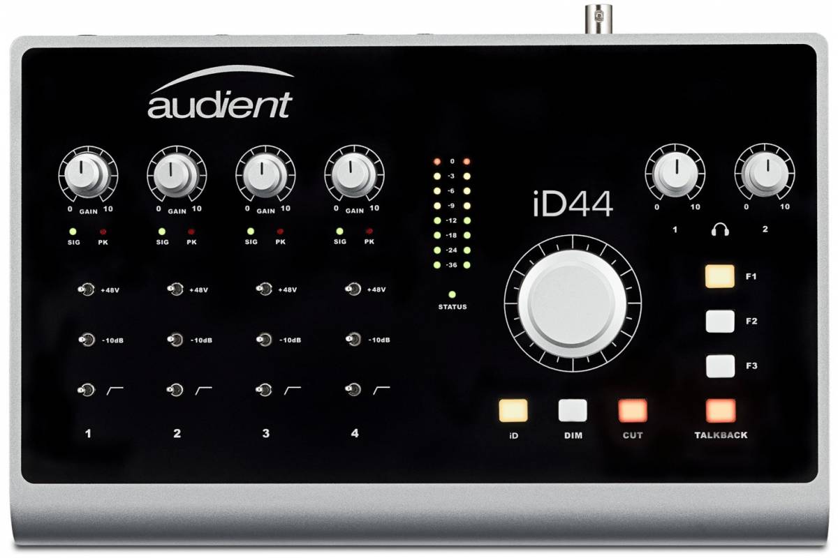 AUDIENT iD44 ������������ �����: 4 x USB-1/4", 2 x 1/4"