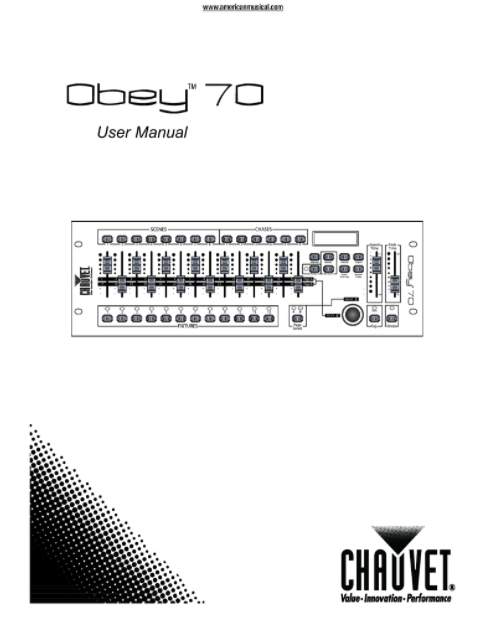 CHAUVET OBEY 70 ����������. 384 ������ DMX