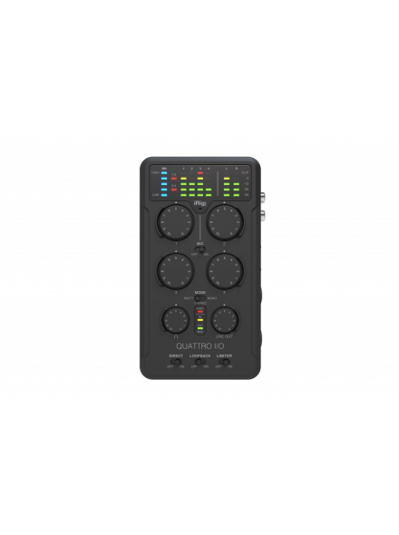 IK MULTIMEDIA IRIG PRO QUATTRO I/O �������� ������������/�����. 2 x RCA �� 3,5 �� ������� ����, USB ���������