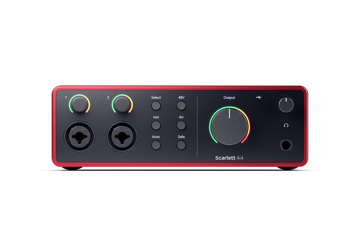 FOCUSRITE Scarlett 4i4 4th Gen ������������. 4 ������� ����� MIDI, USB