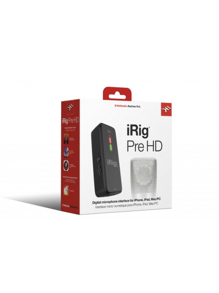 IK MULTIMEDIA IRIG PRE HD ������������. USB ���������, 1 XLR ����