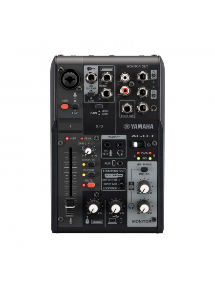 YAMAHA AG03MK2 LSPK LIVE STREAMING PACK (BLACK) ����������� �������� ��� ���������� �����������. ��������� �������: 30 �� � 20 ���