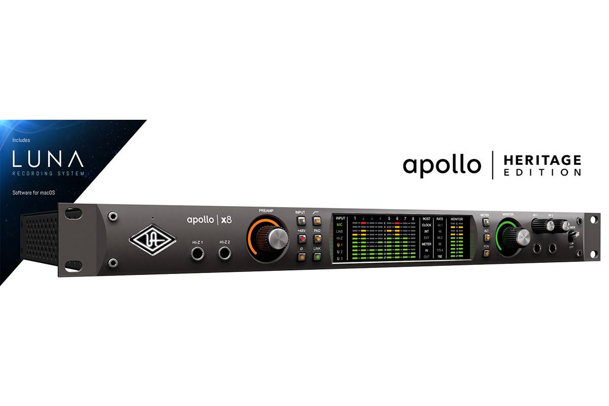 UNIVERSAL AUDIO Apollo x8 Heritage Edition (Rack/Mac/Win/TB3) ������������ 4 ����������/������� �����, Thunderbolt 3 ����