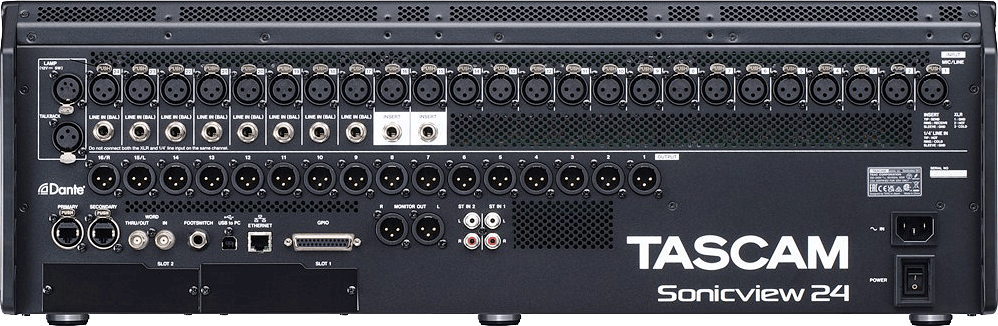 Tascam Sonicview 24 �������� �����. USB ���������, 40 ���� � 2 ������ ������