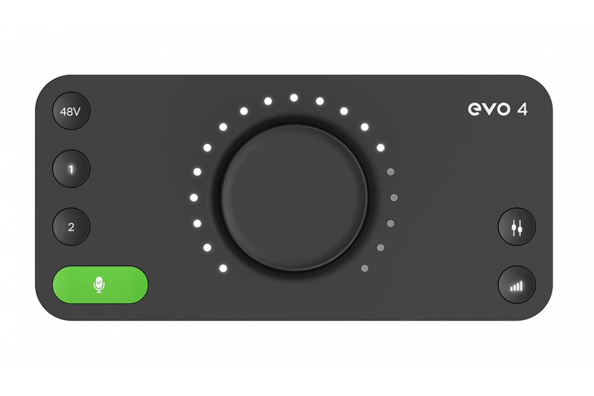 AUDIENT EVO4 ������������ 2 ����� USB-1/4" (mic/line)