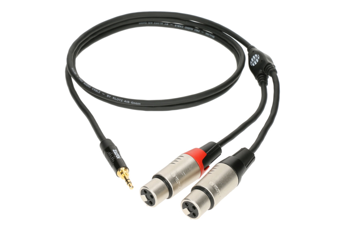 KLOTZ KY8-180 MINILINK PRO Y-CABLE 1.8 M BLACK ������������ ������. ������� 1,8 �