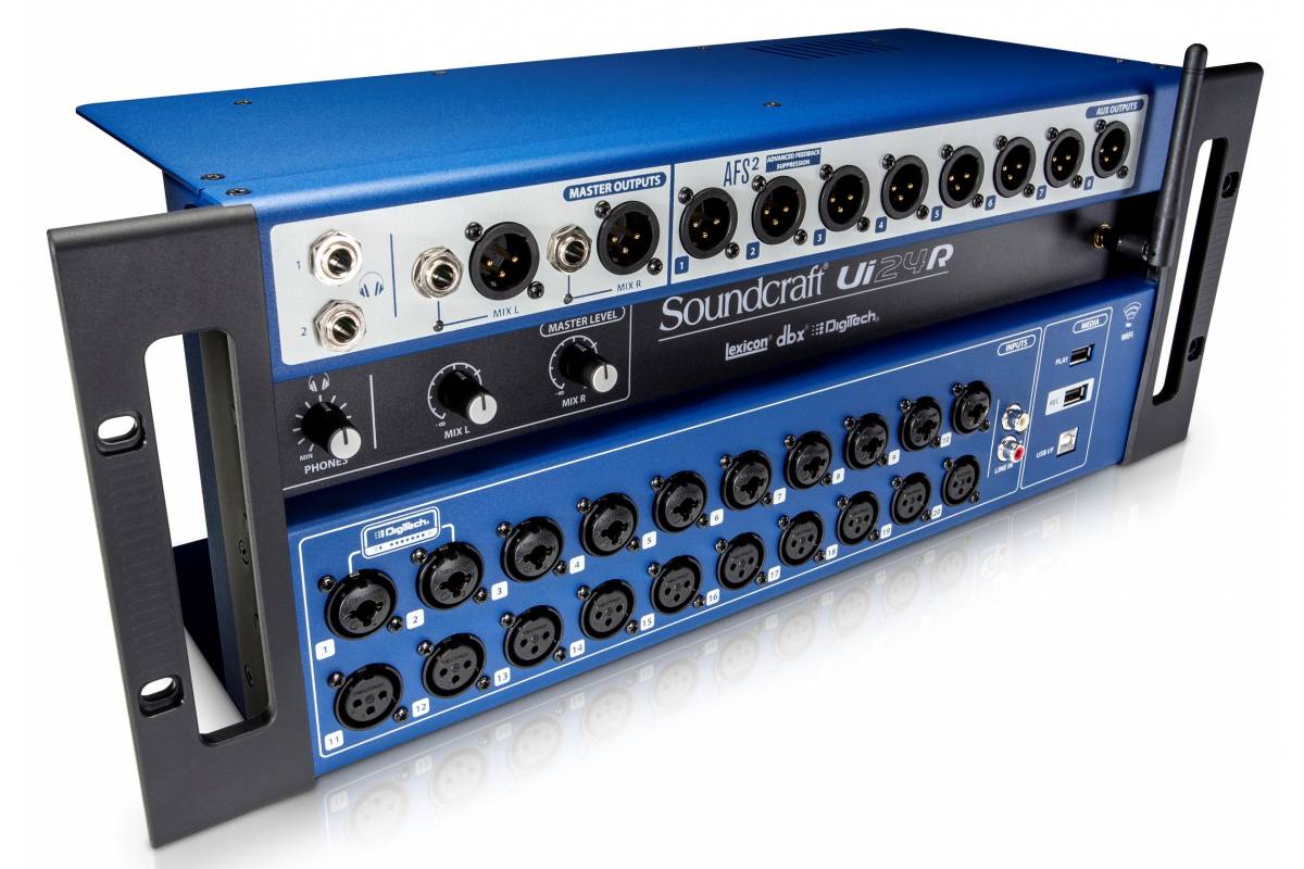SOUNDCRAFT Ui-24R ̳������� �����. USB ���������, 20 ���������� �����, 4 �������