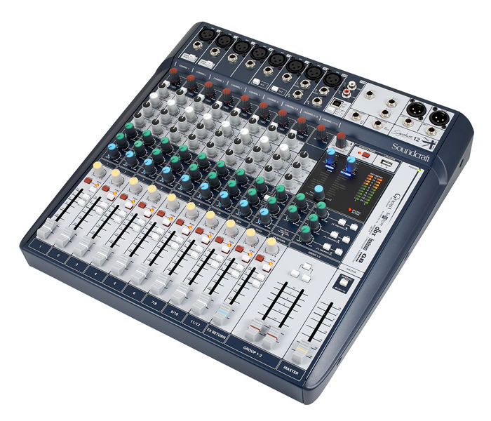 SOUNDCRAFT Signature 12MTK ���������� �������� �����. USB ���������, 8 ���������� �����, 10 �������