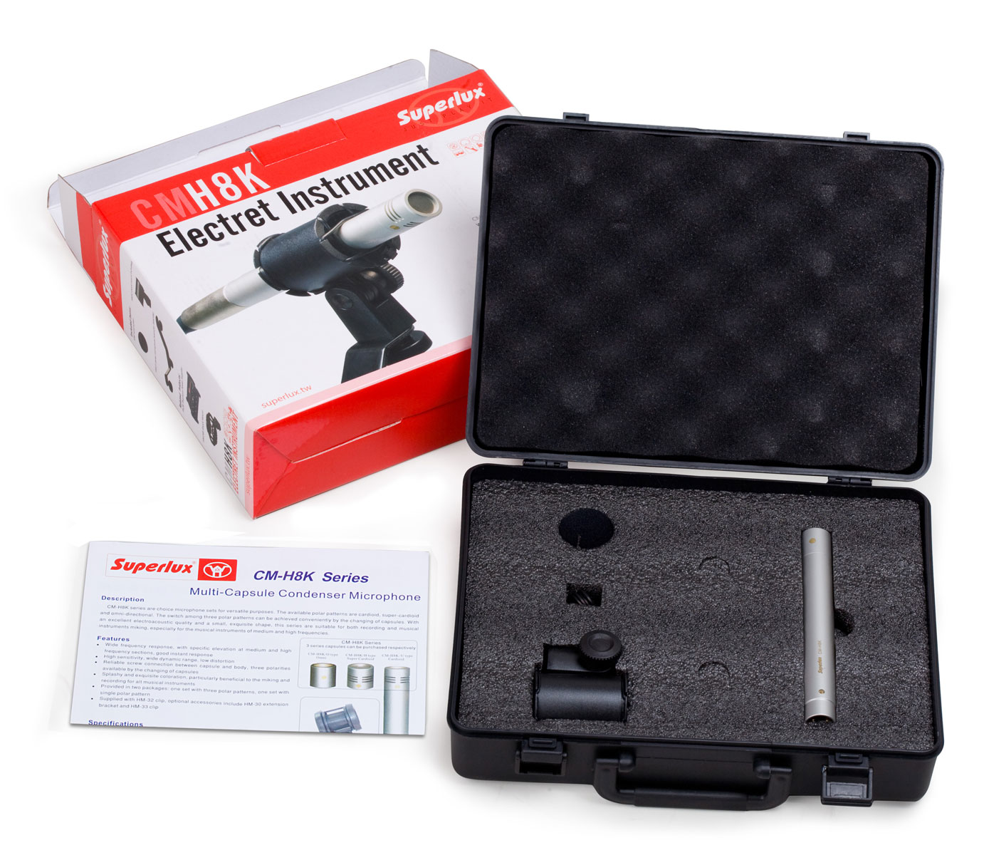 SUPERLUX CMH8KO �������������� �������. ��������� �������: 40 - 20000 ��