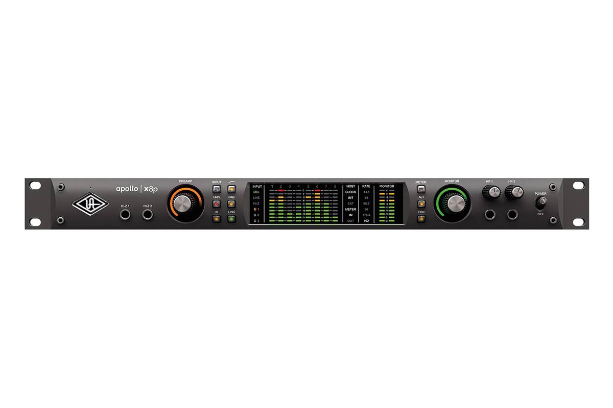 UNIVERSAL AUDIO Apollo x8p Heritage Edition (Rack/Mac/Win/TB3) ������������ 4 ����������/������� �����, Thunderbolt 3 ����