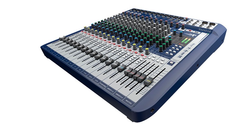 SOUNDCRAFT Signature 16 16-��������� ���������� �����. USB ���������, 12 ���������� �����, 4 �������