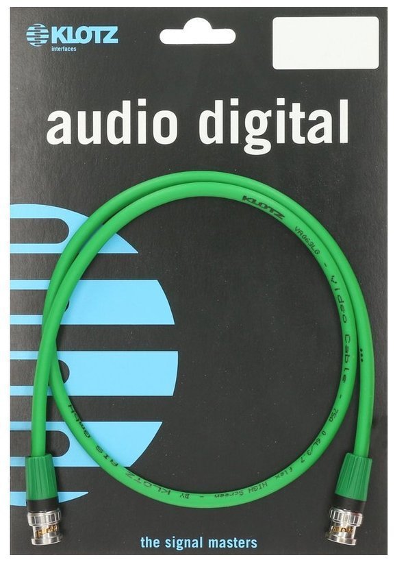 KLOTZ SWCN0010GN PROFESSIONAL WORD CLOCK CABLE 1 M ������ ������������. ������� 1 �