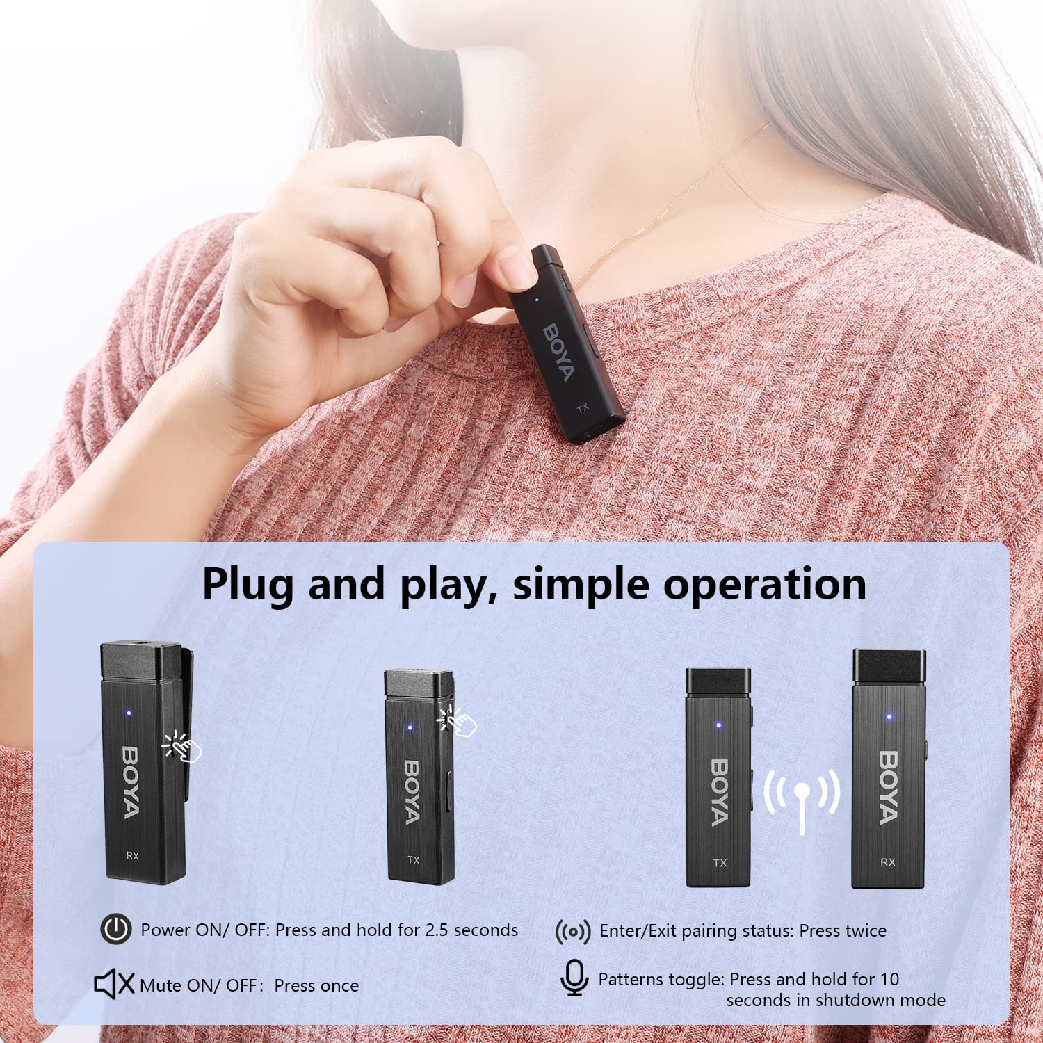 BOYA BY-W4 - ���������� �������. 4 ��������