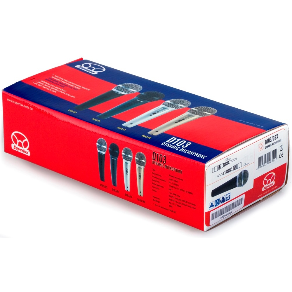 SUPERLUX D103/01P ��������� �������. ��������� �������: 50 - 15000 ��