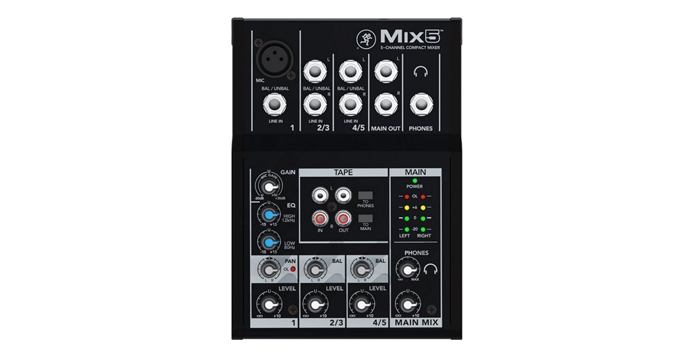 MACKIE MIX5 ̳������� �����. USB ���������, 1 ���������� �����