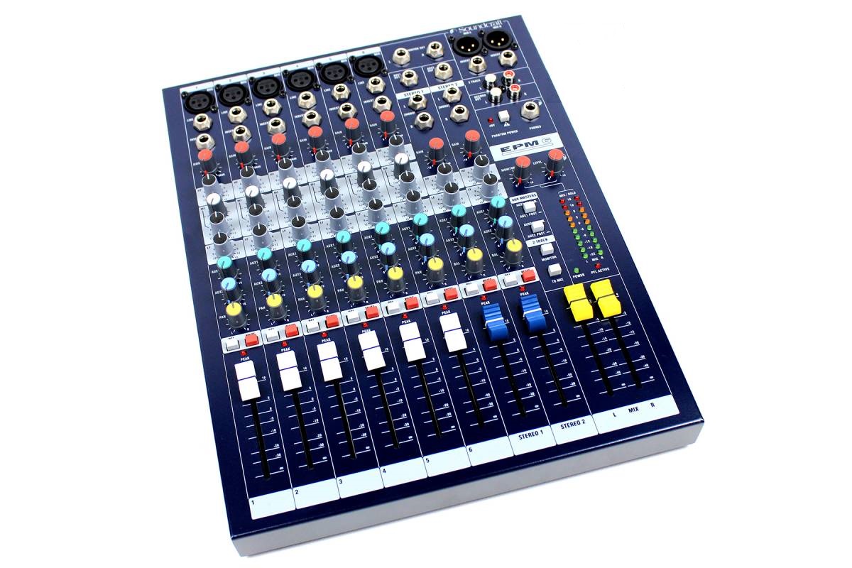 SOUNDCRAFT EPM6 ���������� 8-��������� �������� ����� USB ���������, 6 ���������� �����, 2 �������