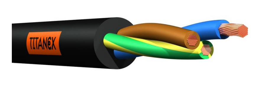 KLOTZ TITANEX 3G2.5 POWER CABLE H07RN-F BLACK ������ ����������. ������:3 � 2.5 ��?