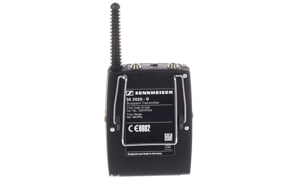 Sennheiser SK 2020-D ���������. ��������� �������, ��: 863 - 865 ���