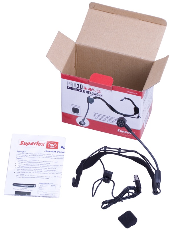 SUPERLUX PRA30TQG �������������� �������. ��������� �������: 50 - 15000 ��