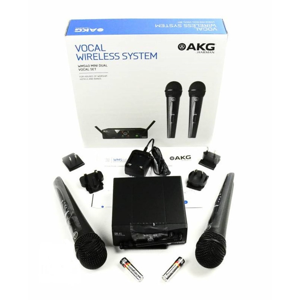 AKG WMS40 Mini2 Vocal Set BD US25A/C ���� � ���� ����������� ���������. ��������� �������  40 - 20000 ��